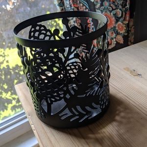 [Yankee candle] Black pinecone candle holder